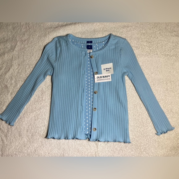 Set 2 piezas 3T niña Nuevo blusa de tirantes y cárdigan - Picture 1 of 3